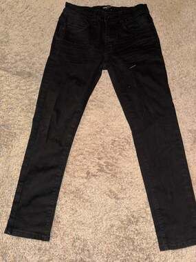 Kenneth Cole New York Black Skinny Jeans 30x30